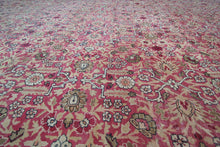Load image into Gallery viewer, 11x17ft Antique Fine Geometric Rug Fine Rug 341cm x 519cm C.1870 Pink