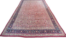 Load image into Gallery viewer, 11x17ft Antique Fine Geometric Rug Fine Rug 341cm x 519cm C.1870 Pink