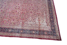Load image into Gallery viewer, 11x17ft Antique Fine Geometric Rug Fine Rug 341cm x 519cm C.1870 Pink