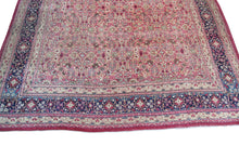 Load image into Gallery viewer, 11x17ft Antique Fine Geometric Rug Fine Rug 341cm x 519cm C.1870 Pink