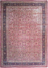 Load image into Gallery viewer, 11x17ft Antique Fine Geometric Rug Fine Rug 341cm x 519cm C.1870 Pink