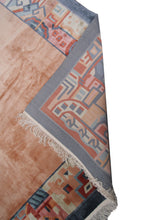 Load image into Gallery viewer, 8x12 Vintage Art Nouveau Silk Rug Fine Organic Silk 246cm x 361cm
