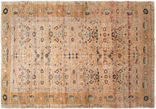 Load image into Gallery viewer, Antique Rug Taabrriz Rug Exceptional Ivory 216cmx312cm 7x10 C.1890
