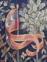 Load image into Gallery viewer, Antique French Aubusson Tapestry Rare Wool &amp; Silk  Renaissance c.1890 132x155cm
