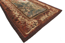 Load image into Gallery viewer, 4x9 Rare 18th Century Tapestry Handwoven Wool &amp; Silk Flemish Tapestry  102x265cm
