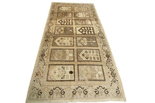 Load image into Gallery viewer,  5x10 Rare Antique Khotan Rug Samarkand Rug 152x290cm Geometric Beige
