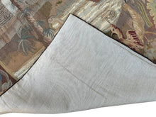 Load image into Gallery viewer, Antique French Tapestry Verdure Signed 1880 Wool &amp; Silk 5x7 153cm x 201cm
