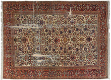 Load image into Gallery viewer, 10x14 Repairman&#39;s Dream Antique Sultanabadd Rug Handmade Rug Geometric  c.1890
