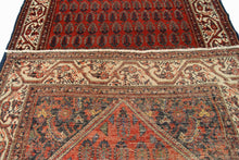 Load image into Gallery viewer, 4&#39;x15&#39; Handmade Runner Exceptional Antique Rug Fine Area Rug Paisley Rust C.1900
