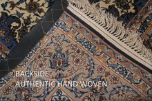 Load image into Gallery viewer, Fine 5X8 Esfaahaan Rug Beautiful Kork Wool &amp; Silk Authentic Rug 142cmx239cm
