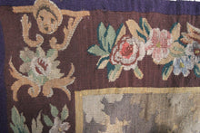 Load image into Gallery viewer, 5X7 Antique Tapestry Verdure Tapestry Large Handmade French Tapestry  1900
