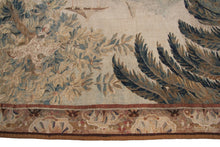 Load image into Gallery viewer, 8x12 Rare 18th Century Tapestry Handwoven Wool &amp; Silk Flemish Tapestry 226x359cm
