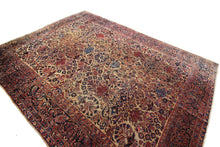 Load image into Gallery viewer, Estate Antique Rug Mohajeran Rug Rare 9X12 Wool Gold 274cmx365cm C.1890   9&#39;x12&#39;

