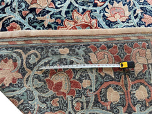 Load image into Gallery viewer, Vintage European Arts &amp; Crafts Rug Donegal Design Blue 300cmx359cm 10x12 C.1950
