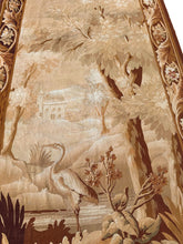 Load image into Gallery viewer, 5x9 Antique French Aubusson Tapestry Birds Wool &amp; Silk Large 148x280cm 1900
