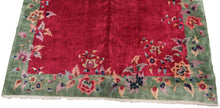 Load image into Gallery viewer, 9x12 Rare Antique Art Deco Rug Walter Nichols Purple Chinese Rug 275cm x 351cm

