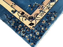 Load image into Gallery viewer, 11x18 Vintage Art Deco Chinese Rug High Quality Peking  343cm x 548cm Blue
