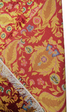 Load image into Gallery viewer, 5X8 Vintage Art Nouveau Rug Silk Chinese Rug C.1965 Art Deco Red 155cmx239cm
