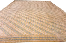 Load image into Gallery viewer,  14x14 Vintage European Art Deco Geometric 427cm x 445cm Square As Is Rug
