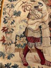 Load image into Gallery viewer, 6x6 Antique French Aubusson Tapestry Hermes Mercury Wool &amp; Silk Square 176x178cm
