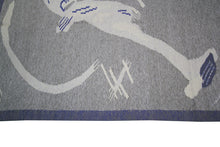 Load image into Gallery viewer, 5x7 Vintage European Kilim Flatwoven Tapestry Rug Art Nouveau Bird 158cmx221cm 
