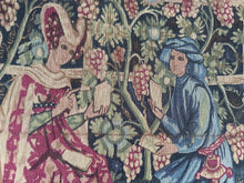 Load image into Gallery viewer, 5x9 Antique French Tapestry Verdure Noblemen Royalty Verdure 158cm x 272cm 1920
