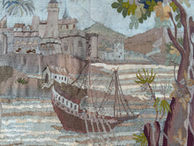 Load image into Gallery viewer, 5x7 Antique French Tapestry Verdure Signed 1880 Wool &amp; Silk 153cm x 201cm
