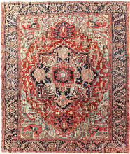 Load image into Gallery viewer, Antique Handmade Rug Carpet Traditional Rug 8x11 Wool Rug 244cm x 325cm
