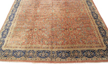 Load image into Gallery viewer,  11x16 Antique Turkish Oushak Sivas High Quality Geometric Overall Rugc.1900
