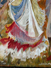 Load image into Gallery viewer, 7x10 Vintage European Tapestry Art Nouveau Dance Celebration Tapestry 203x292cm
