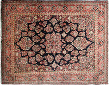 Load image into Gallery viewer, Antique Rug Exquisite Mohajjeran Handmade Rug Navy 1920 Authentic 9x12

