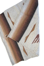 Load image into Gallery viewer, 2.5x3 Vintage Mexican Rug Flatwoven Geometric Road Runner 76cmx91cm Tapestry 
