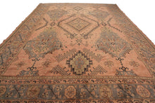 Load image into Gallery viewer, Rare 10x11 Antique Oushak Authentic Oushak Wool Foundation Geometric 299x 346cm
