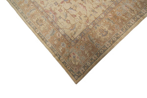  8x11 Antique Oushak Handmade Carpet Oushak Wool Rug 249cm x 295cm