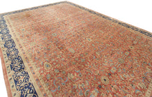 Load image into Gallery viewer,  11x16 Antique Turkish Oushak Sivas High Quality Geometric Overall Rugc.1900
