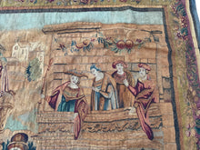 Load image into Gallery viewer, 8x9 1890 Antique French Tapestry Arts &amp; Crafts Ceremonial 239cm x 257cm
