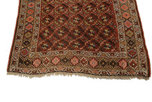 Load image into Gallery viewer, 4&#39;x7&#39; Antique Bijjar Rug Iron Quality ©&quot;Shabby Chic Pile&quot; Area Rug Handmade 1880
