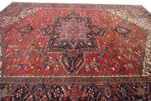 Load image into Gallery viewer, 10x15 Rare Antique Rug Herizz Serappi Handmade Rug  Geometric 287cmx469cm C.1930
