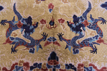 Load image into Gallery viewer, 6x9 Antique Chinese Rug Ningshia Rare 5 Paw Dragon 1920  193x274cm
