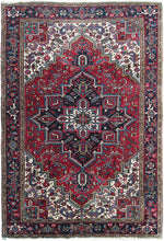 Load image into Gallery viewer, Antique Herriz Rug 8x11 Handmade 9x12 Carpet Red Rug 244cmx351cm c. 1940
