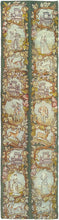 Load image into Gallery viewer, 2x7 Antique English Tapestry Needlepoint  Wool Silk Human C.1920 56cmx218cm
