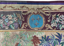 Load image into Gallery viewer, 7x9 Antique French Tapestry  Art Nouveau Antique Tapestry 208cm x 257cm  c.1900
