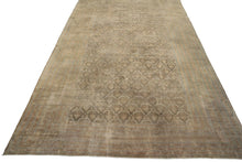 Load image into Gallery viewer,  9x12 Rare Antique Malayerr Rug Beige All Over Tonal Exceptional Fine 1920
