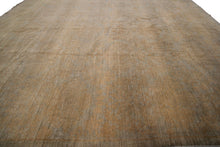 Load image into Gallery viewer, 9x12 Vintage Turkish Oushak Beige Area Rug Distressed Neutral Handmade Oushak
