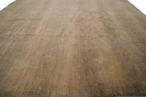 9x12 Vintage Turkish Oushak Beige Area Rug Distressed Neutral Handmade Oushak