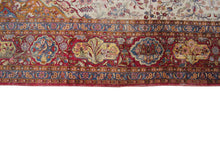 Load image into Gallery viewer, 11x14 Exceptional Rare Fine Antique Silk Dabir 10x14 Rug Bird 328cmx427cm C.1890

