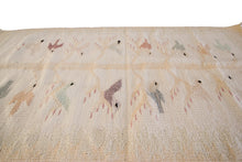 Load image into Gallery viewer,  3x5 Antique Navajo Design Rug Flatwoven Rare Geometric Tree of Life  Tapestry
