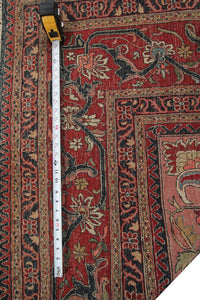 10x13 Vintage Farahann Rug Geometric Art Nouveau Rug Handmade Gold 305x392cm