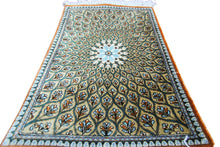Load image into Gallery viewer, Group of 4 Ghhomm Fine Pure 100% Silk Rugs Tapestries  1x2  2x2
