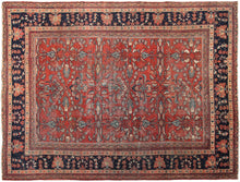 Load image into Gallery viewer, 9x12 Antique Geometric Traditional Oriental Handmade Rug 1920 267cm x 356cm
